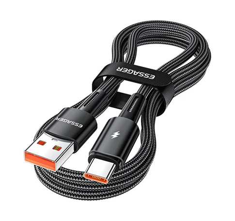 Essager USB-A to USB-C 120W 1m cable (black)