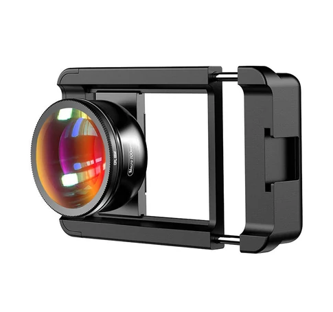 Mobile lens APEXEL APL-HB100CPL100mm macro with CPL (black)