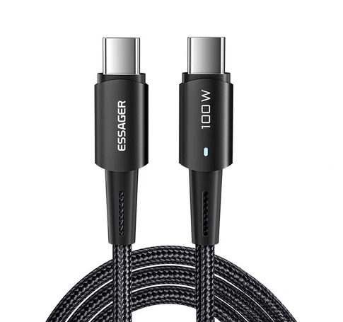 USB-C to USB-C Cable 100W Essager 1m (black)