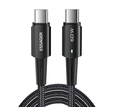 Kabel USB-C do USB-C 60W Essager 1m (czarny)