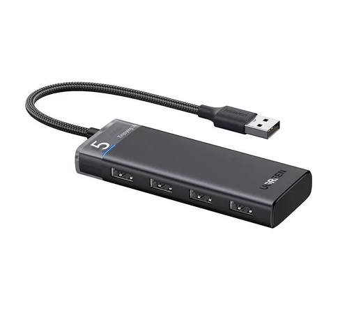 UGREEN CM653 Adapter hub USB-A - 4xUSB-A (szürke)
