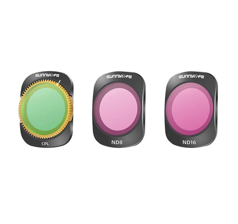CPL, ND8, ND16 Sunnylife szűrőkészlet DJI Osmo Pocket 3-hoz