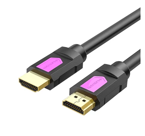 Lention VC-HH20 HDMI 4K High-Speed to HDMI 2.0 cable, 18Gbps, PVC, 0,5m (black)