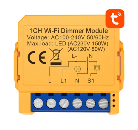 Smart socket switch WiFi Avatto DMS16-2 TUYA