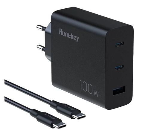 Ładowarka sieciowa HuntKey P100 100W PD + Kabel