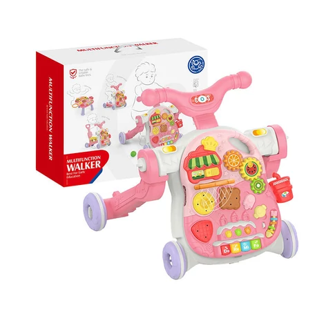 Interactive educational 4-in-1 table (pink) Huanger HE0817