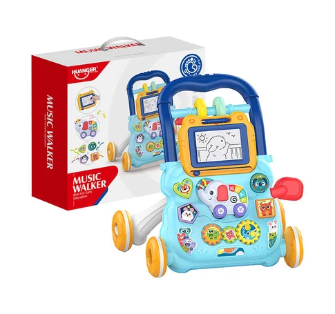 Interactive educational baby walker (blue) Huanger HE0810