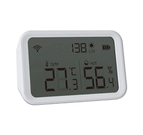 NEO NAS-TH02W Temperature and Humidity Sensor with Display, WiFi TUYA