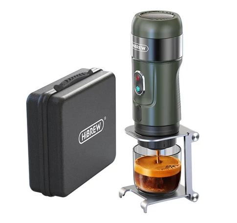 Portable 3-in-1 coffee maker with case HiBREW H4B_GN
