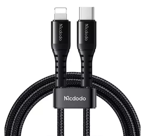 Mcdodo CA-5631 USB-C villakábel, 36 W, 1 m (fekete)