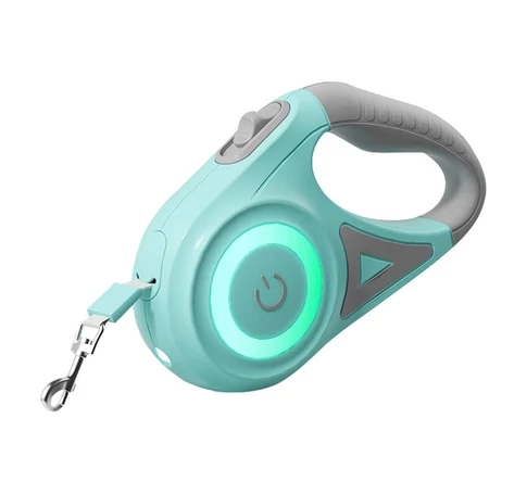 Rojeco Dog Automatic Leash LED 5 m (green)