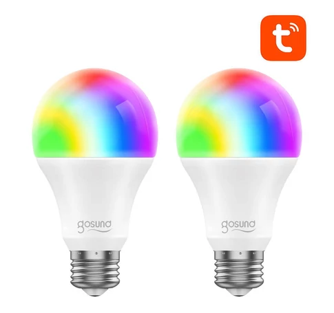 Smart żarówka LED WB4, 2 sztuki Gosund (RGB) E27 (dwupak) Tuya