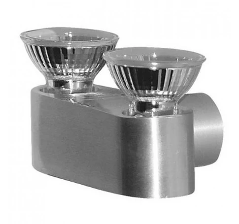 OZONE II fali lámpa alumínium GU10 2x50W