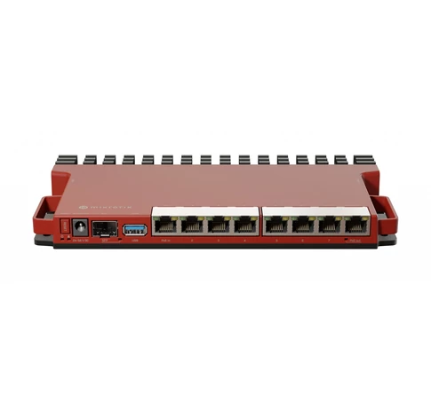Mikrotik L009UiGS-RM vezetékes router 2.5 Gigabit Ethernet, Gigabit Ethernet Vörös