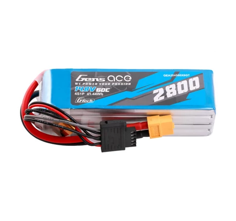 Gens ace G-Tech Soaring 2800mAh 14,8V 60C 4S1P LiPo XT60