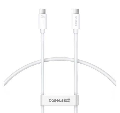 Kabel USB-C do USB-C Baseus Superior USB4, 240W, 1m (biały)