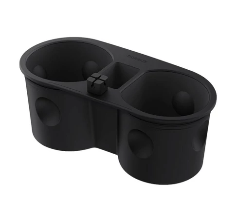 Baseus T-Space cup holder for Tesla (black)