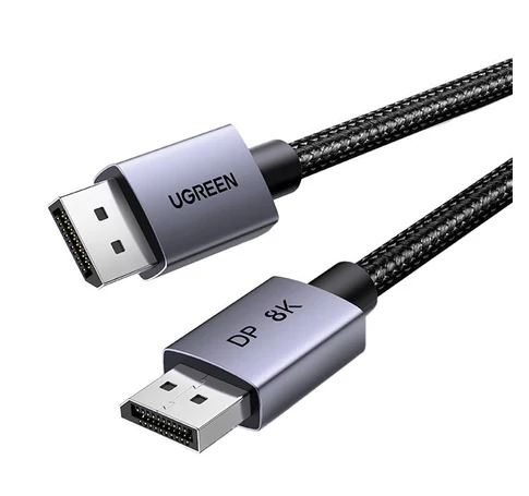 DisplayPort 1.4 Cable Ugreen DP120, 8K 60Hz, 32.4Gbps, 2m (black)