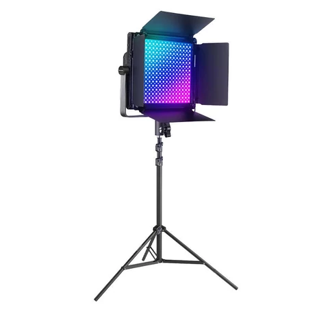 Kit Neewer RGB1200 LED two lamps 60W 2500-8500K + tripods + barndoors