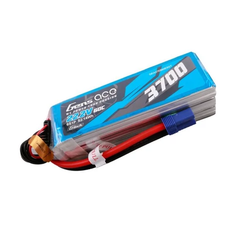 Gens ace G-Tech 3700mAh 22.2V 60C 6S1P Lipo Battery Pack