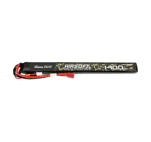 Gens ace 25C 1400mAh 3S1P 11.1V Airsoft Gun Lipo Battery with T Plug