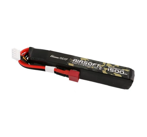Gens ace 25C 1500mAh 3S1P 11.1V Airsoft Gun Lipo Battery with T Plug