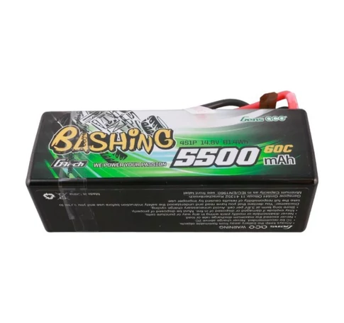 Gens ace G-Tech 5500mAh 4S1P 14.8V 60C HardCase RC car Lipo Battery