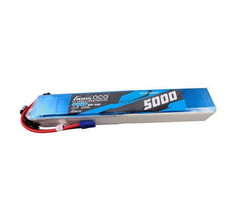 Gens ace G-Tech 5000mAh 60/120C 44.4V 12S1P Lipo Battery Pack with EC5 Plug