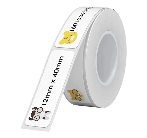 Thermal labels Niimbot stickers 12x40 mm, 160 pcs