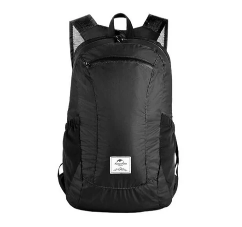 Naturehike yunyan ultralight folding hiking backpack NH17A012-B 18L black