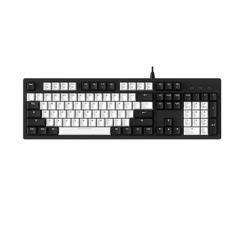 Dareu EK104 Mechanical Keyboard Red Switch White-Black