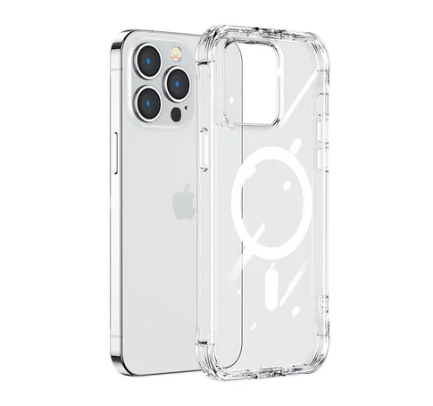 Joyroom JR-14H6 transparent magnetic case for iPhone 14 Pro, 10+4 db ingyen