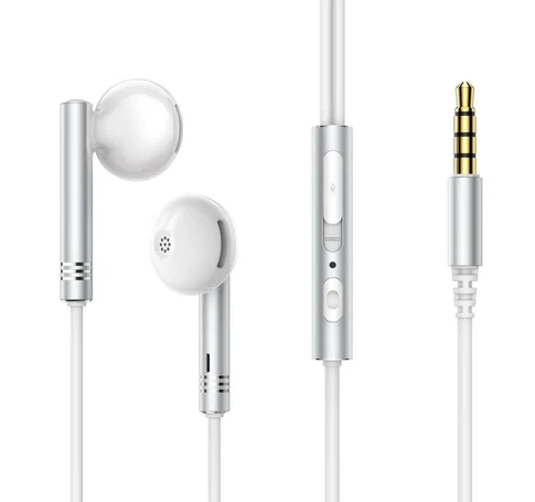 Wired Earphones Joyroom JR-EW06, Half in Ear (White)