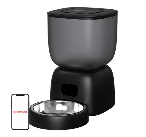 Petwant F14 WIFI Automatic Feed Dispenser Black