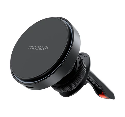 Magnetic car holder witch charger Choetech T205-F, 15W (black)