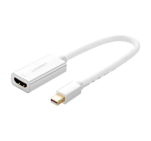 Mini DisplayPort to HDMI Adapter / cable Ugreen MD112, 1080p, 20cm (white)