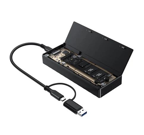 SSD Enclosure MOKiN USB4 40Gbps M.2 NVMe (black)