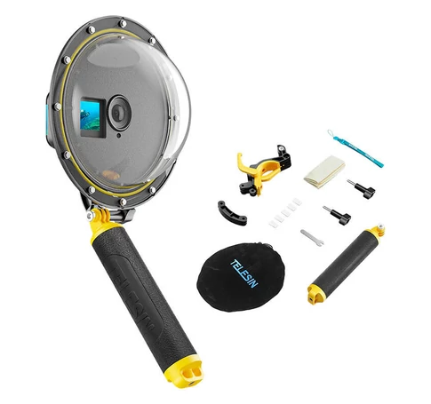 Waterpoof dome port Telesin for DJI Action 4 / 3