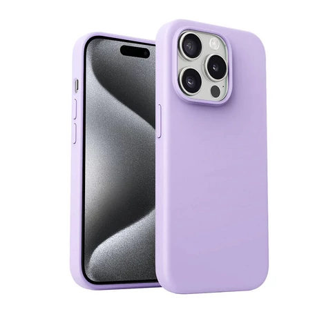Aukey PC-GJ10C case for iPhone 15 Pro (lilac)