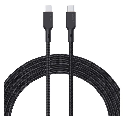 USB-C to USB-C Cable Aukey CB-KCC102, 100W, 1.8m (black)