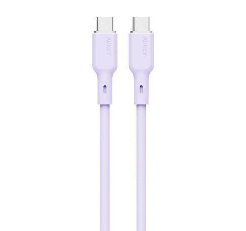 USB-C to USB-C Cable Aukey CB-SCC102, 100W, 1.8m (lavender)