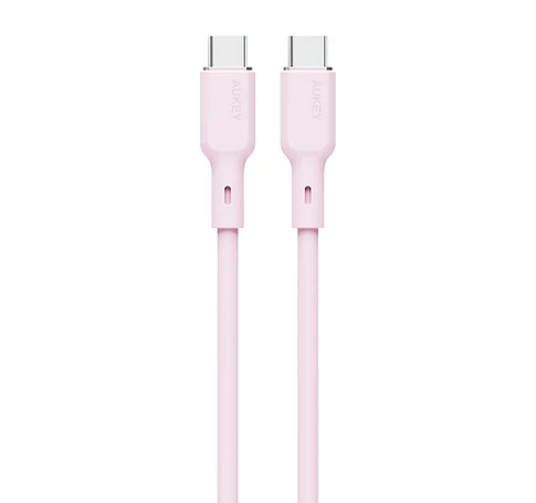 USB-C to USB-C Cable Aukey CB-SCC102, 100W, 1.8m (pink)