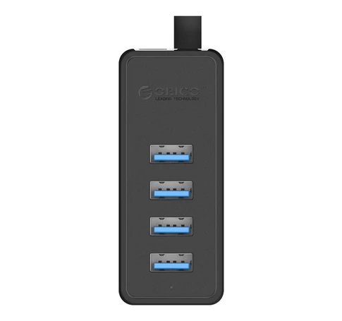 Orico W5P-030 USB to 4x USB 3.0 Hub Adapter (black)