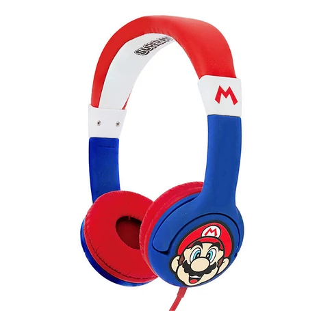 Wired headphones for Kids OTL Super Mario (blue-red)