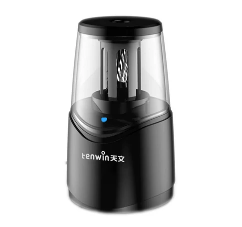 Rechargeable Helical Blade Pencil Sharpener Tenwin 8010-1 micro USB (black)