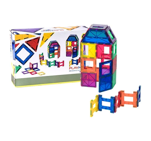 Magnetic tiles 3D Playmags 161 - 48 pcs set