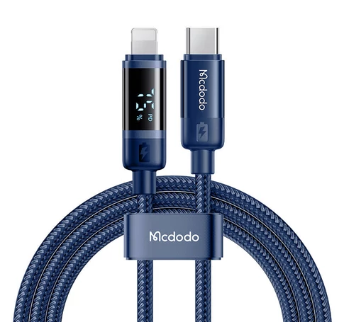 Mcdodo CA-5211 USB-C to Lightning cable, 36W, 1.2m (blue)