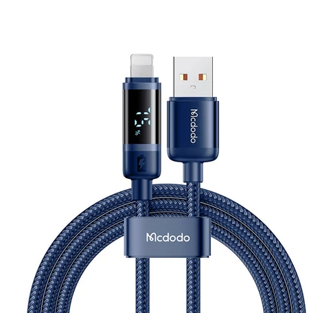 Mcdodo CA-5001 USB-A to Lightning cable, 100W, 1.2m (blue)