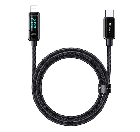 Mcdodo CA-8810 USB-C to Lightning cable, 36W, 1.2m (black)