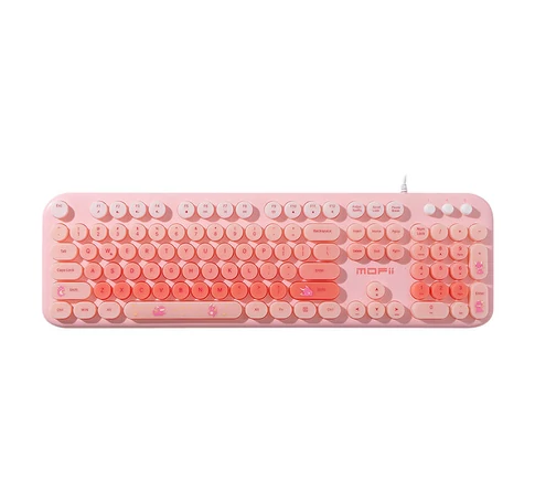 MOFII wired keyboard with backlight Love Me (Pink)